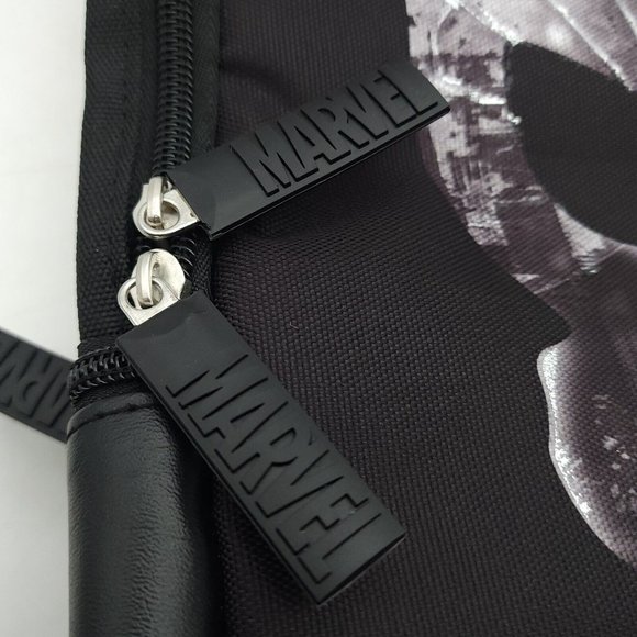 Marvel the Punisher Superhero Laptop Backpack Black New - Picture 5 of 7